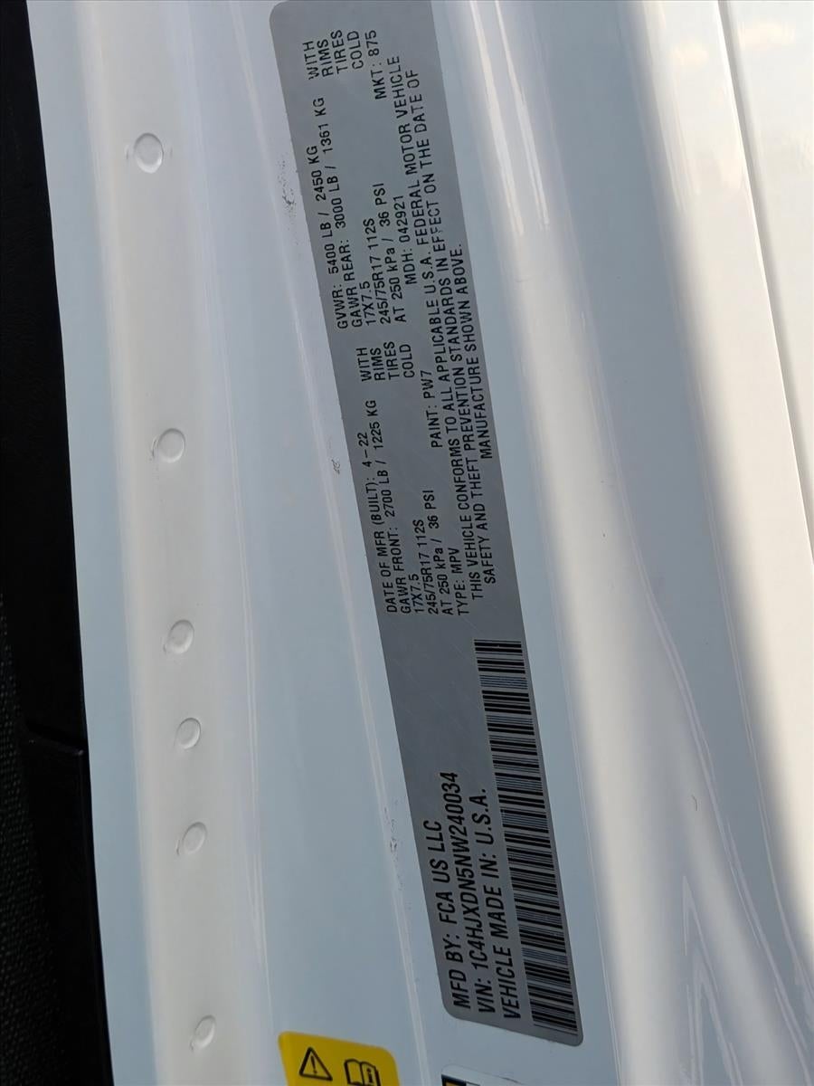 2022 Jeep Wrangler Unlimited Sport S