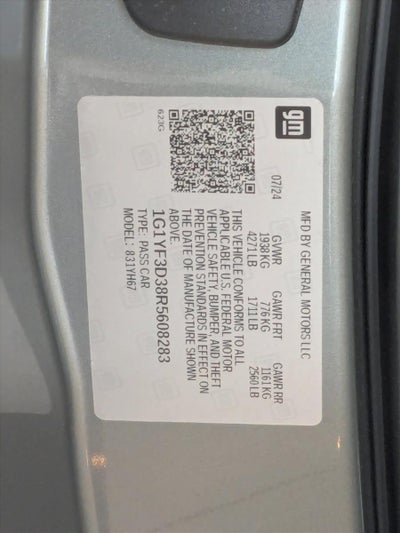 2024 Chevrolet Corvette Z06 3LZ