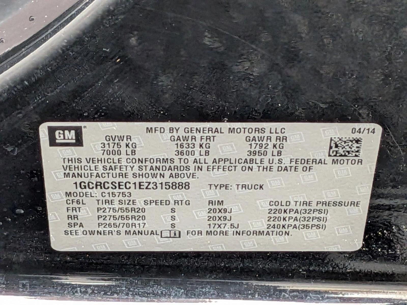 2014 Chevrolet Silverado 1500 LTZ