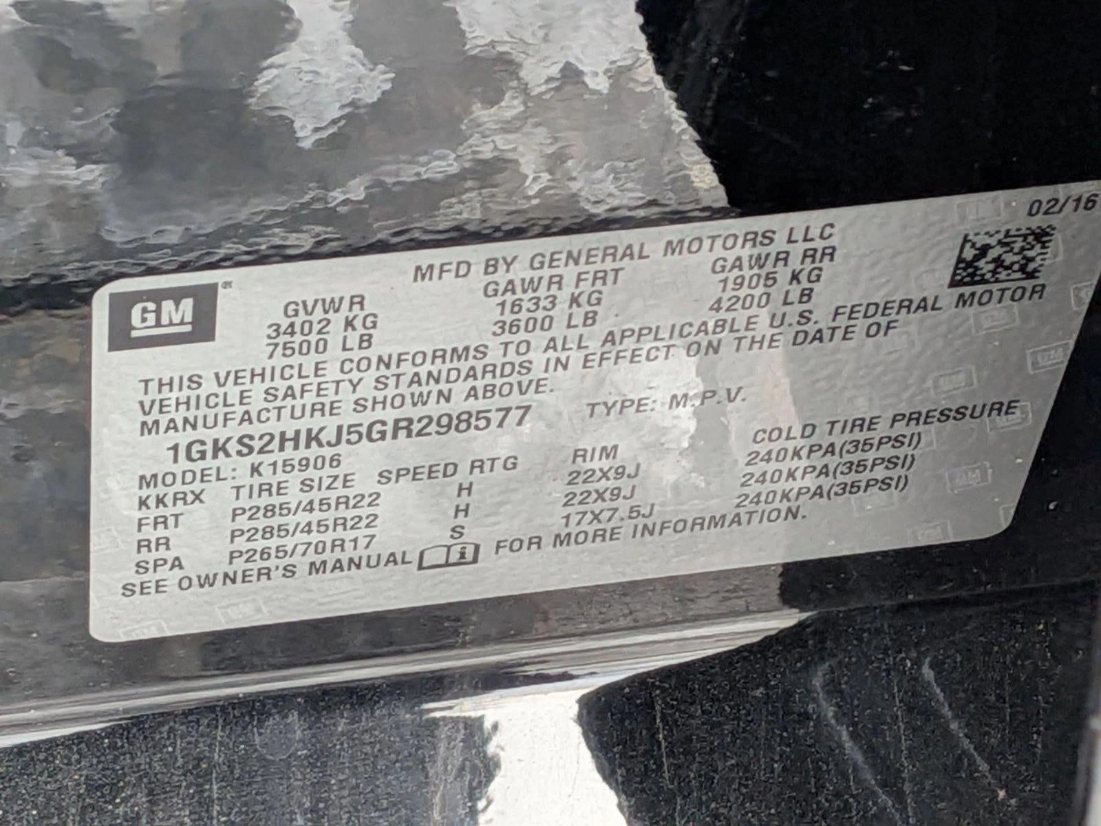 2016 GMC Yukon XL Denali