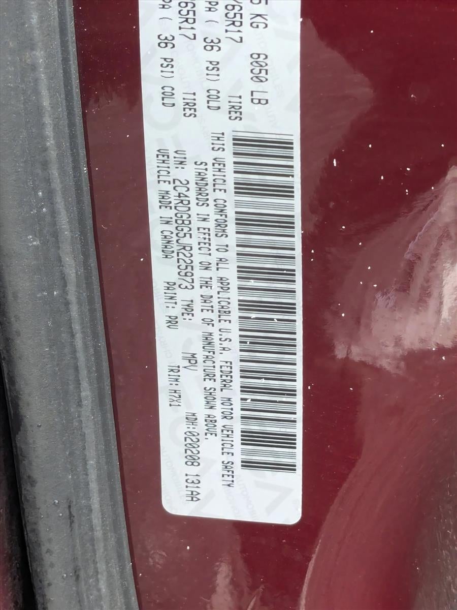 2018 Dodge Grand Caravan SE