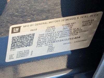 2019 Chevrolet Silverado 1500 High Country