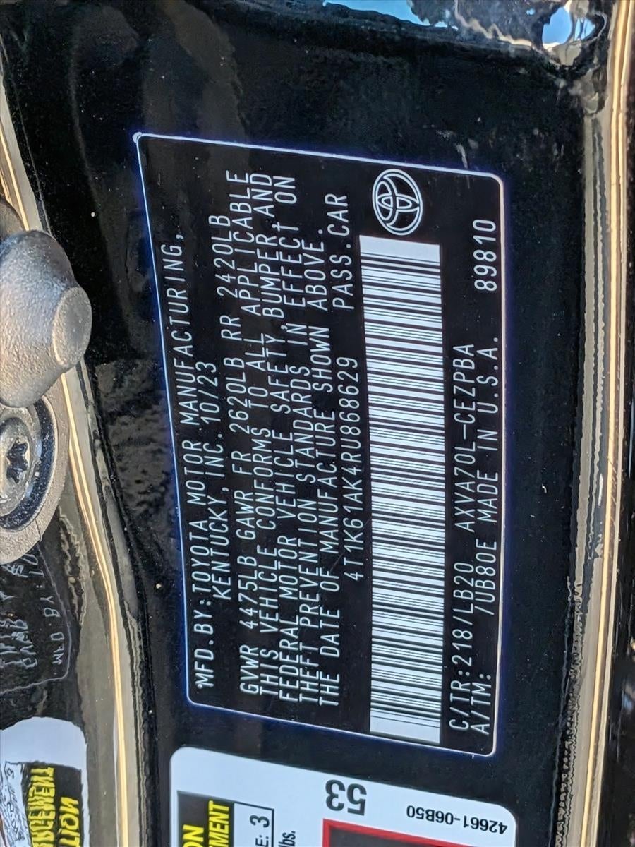 2024 Toyota Camry XSE