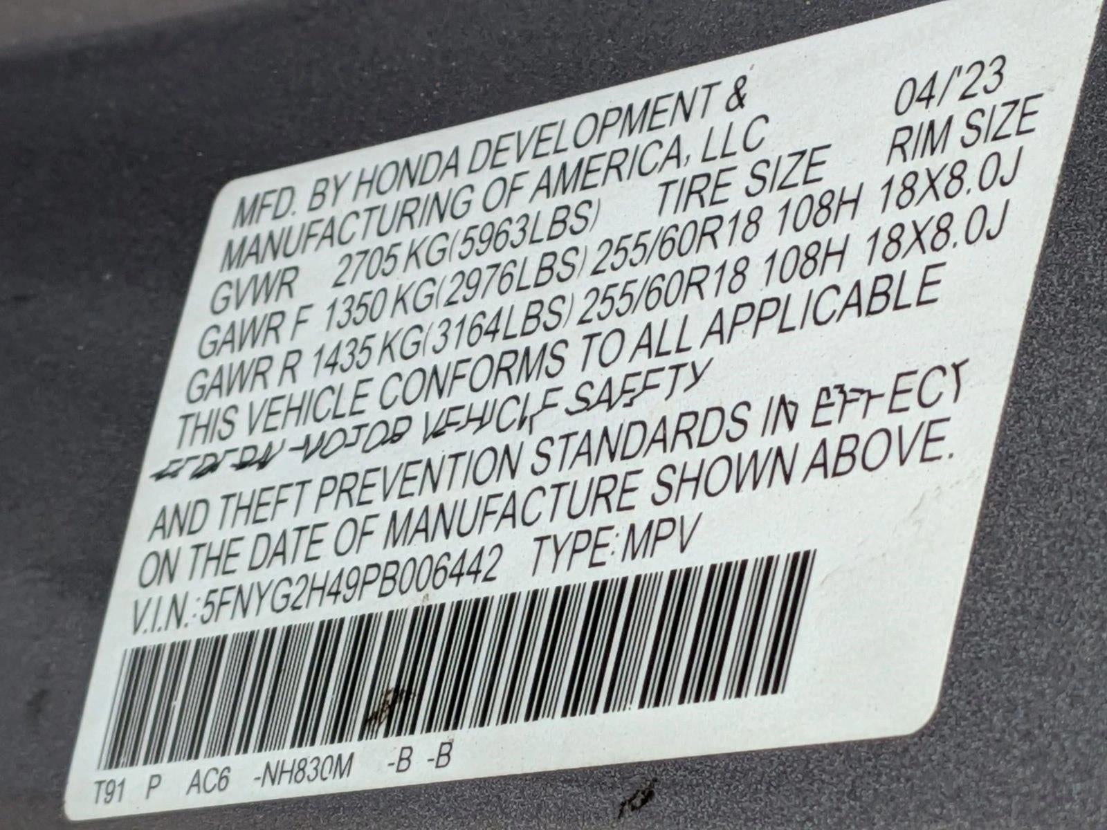 2023 Honda Pilot 2WD EX-L 8 Passenger