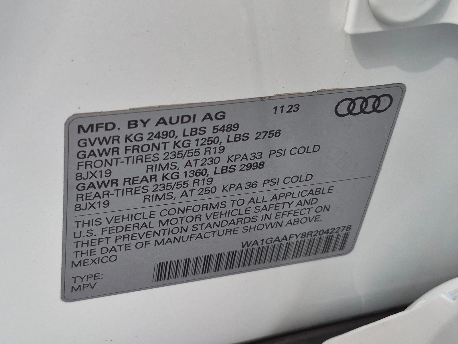 2024 Audi Q5 Premium 45 TFSI S line quattro