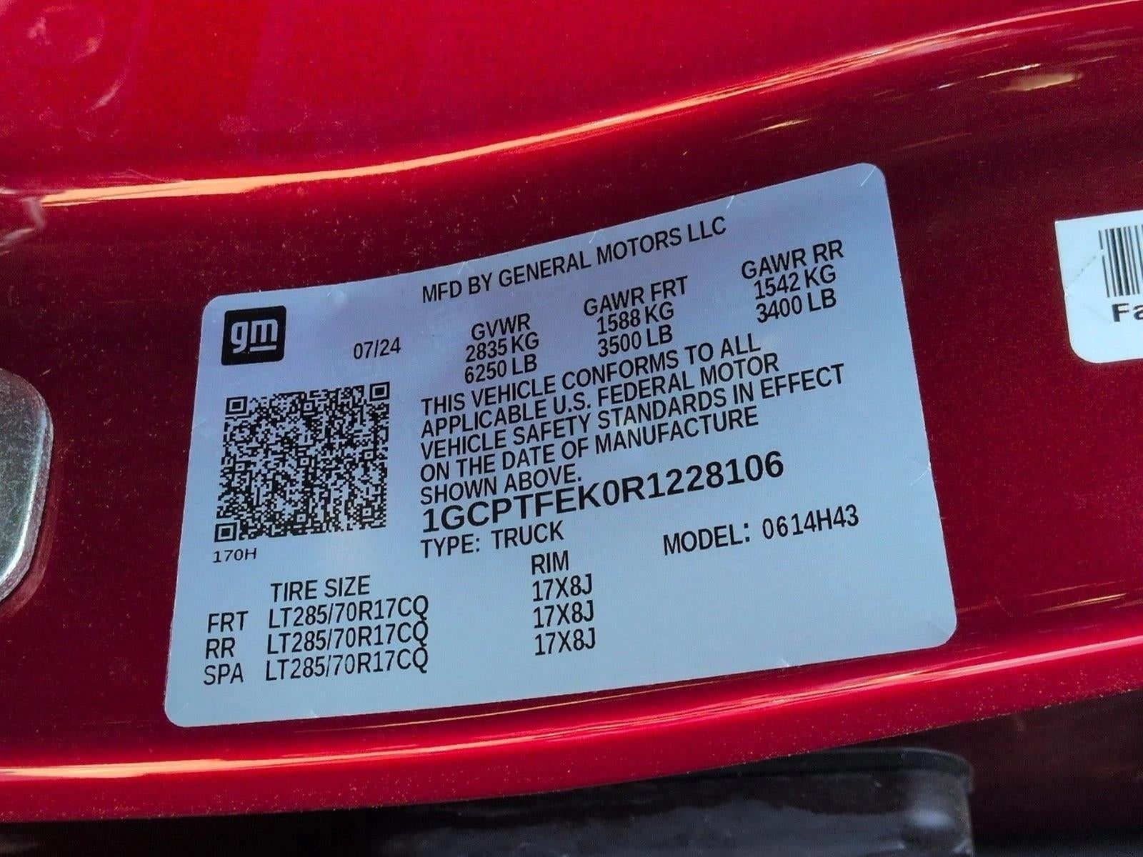 2024 Chevrolet Colorado ZR2