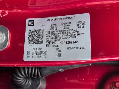 2023 GMC Canyon AT4X