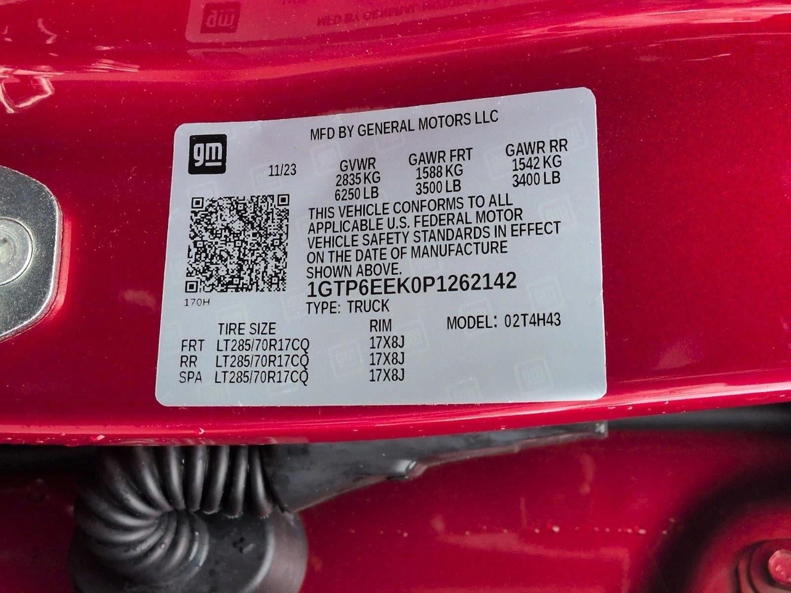 2023 GMC Canyon AT4X