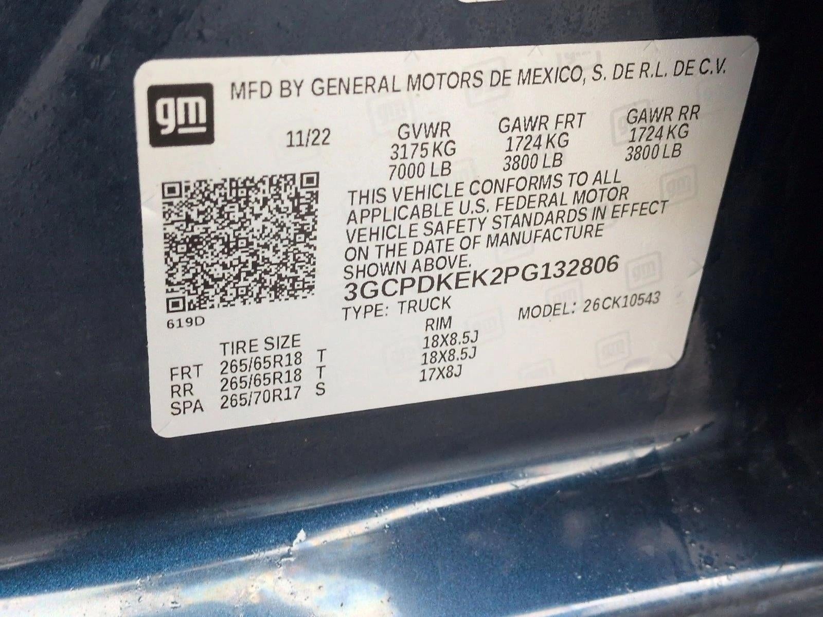 2023 Chevrolet Silverado 1500 LT (2FL)