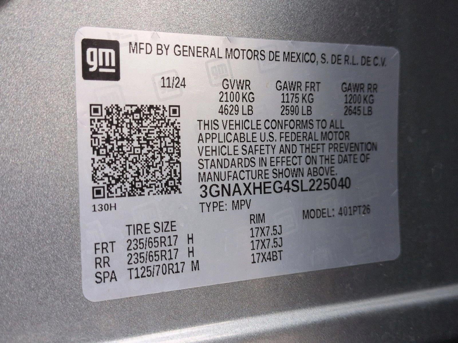 2025 Chevrolet Equinox LT