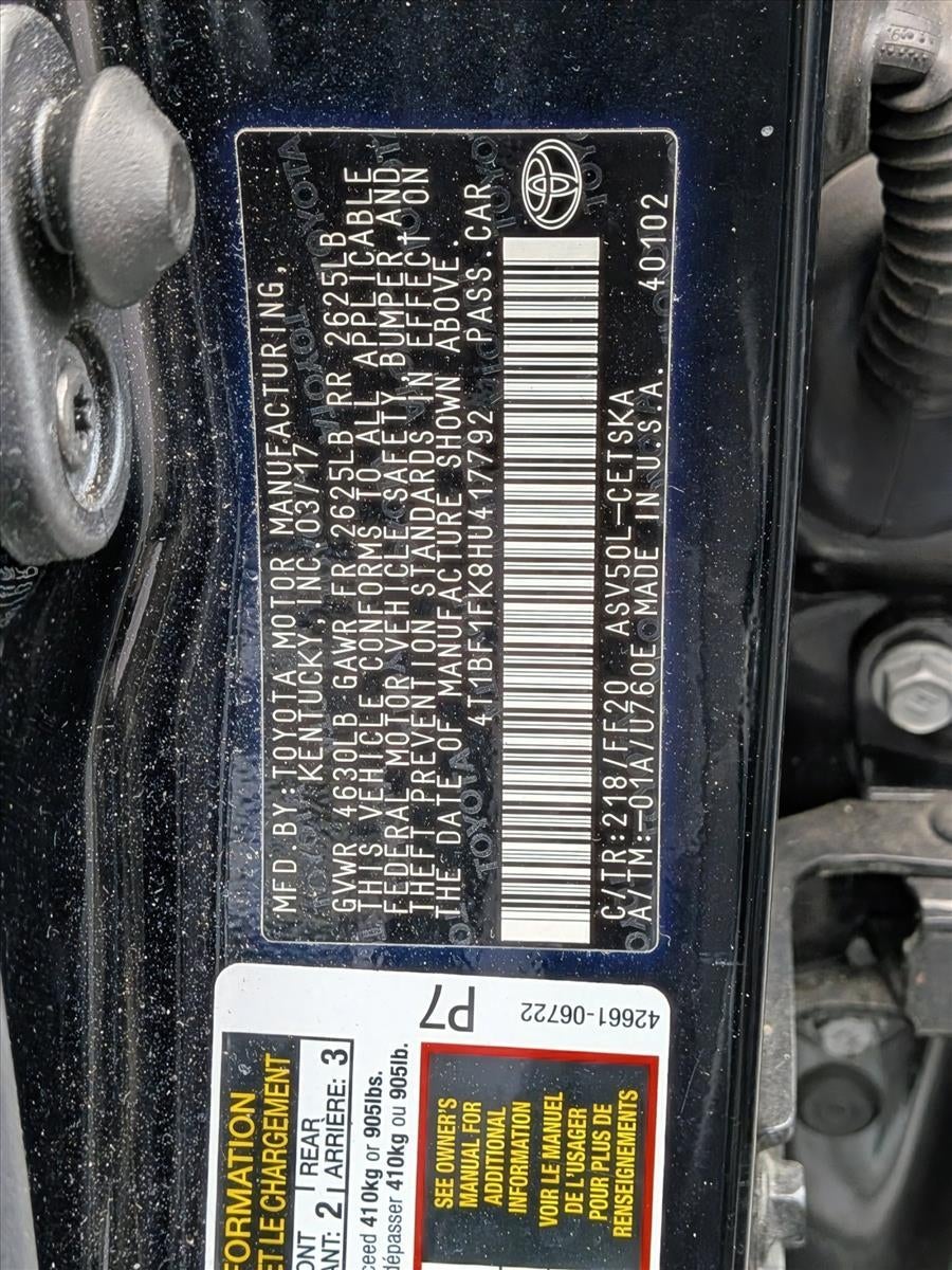 2017 Toyota Camry SE