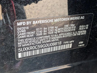 2016 BMW X5 xDrive35i