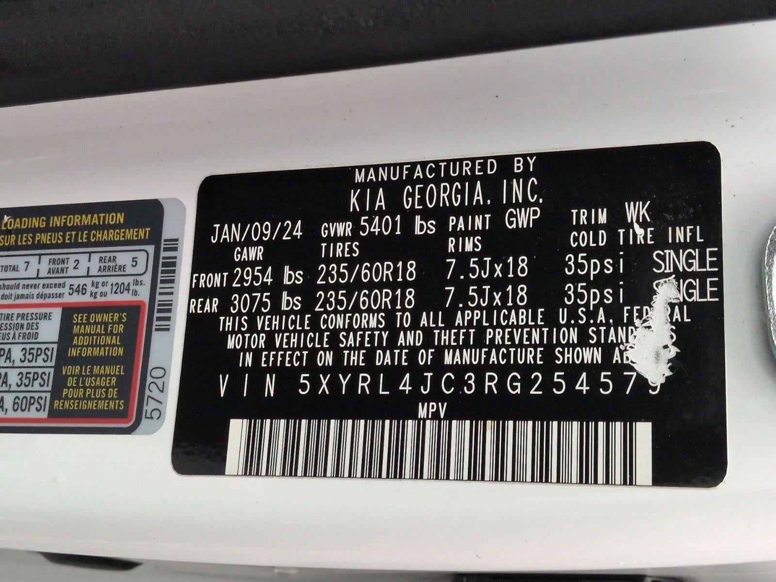2024 Kia Sorento S