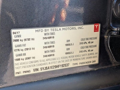 2017 Tesla Model S 75D