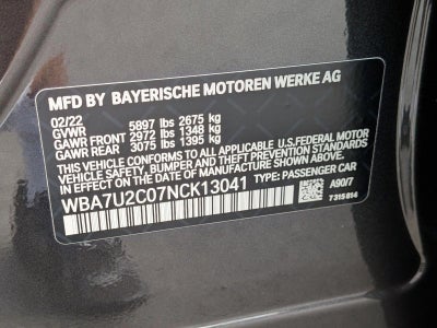 2022 BMW 7 Series 750i xDrive