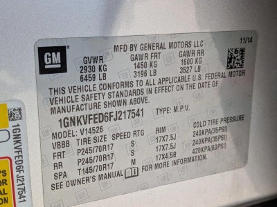 2015 Chevrolet Traverse LS