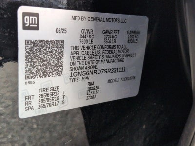 2025 Chevrolet Tahoe LT