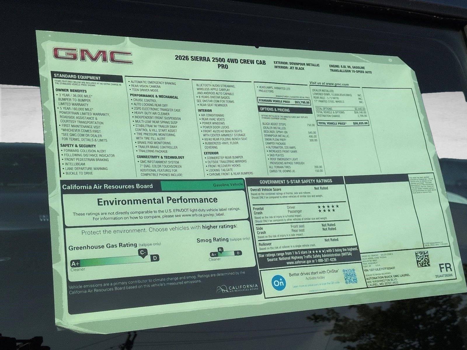 2026 GMC Sierra 2500 HD Pro