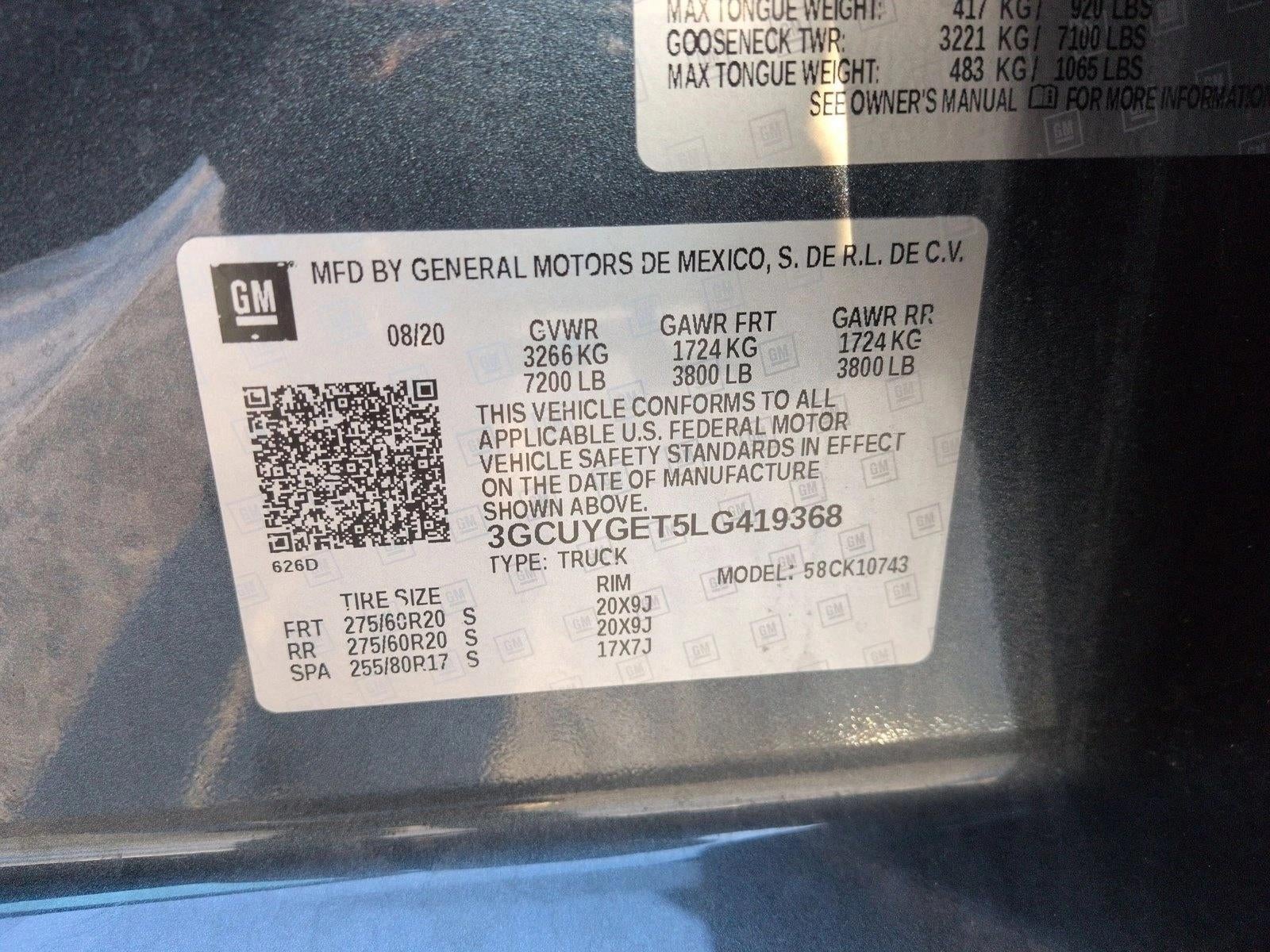 2020 Chevrolet Silverado 1500 LTZ