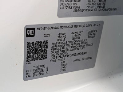 2022 GMC Sierra 1500 Pro