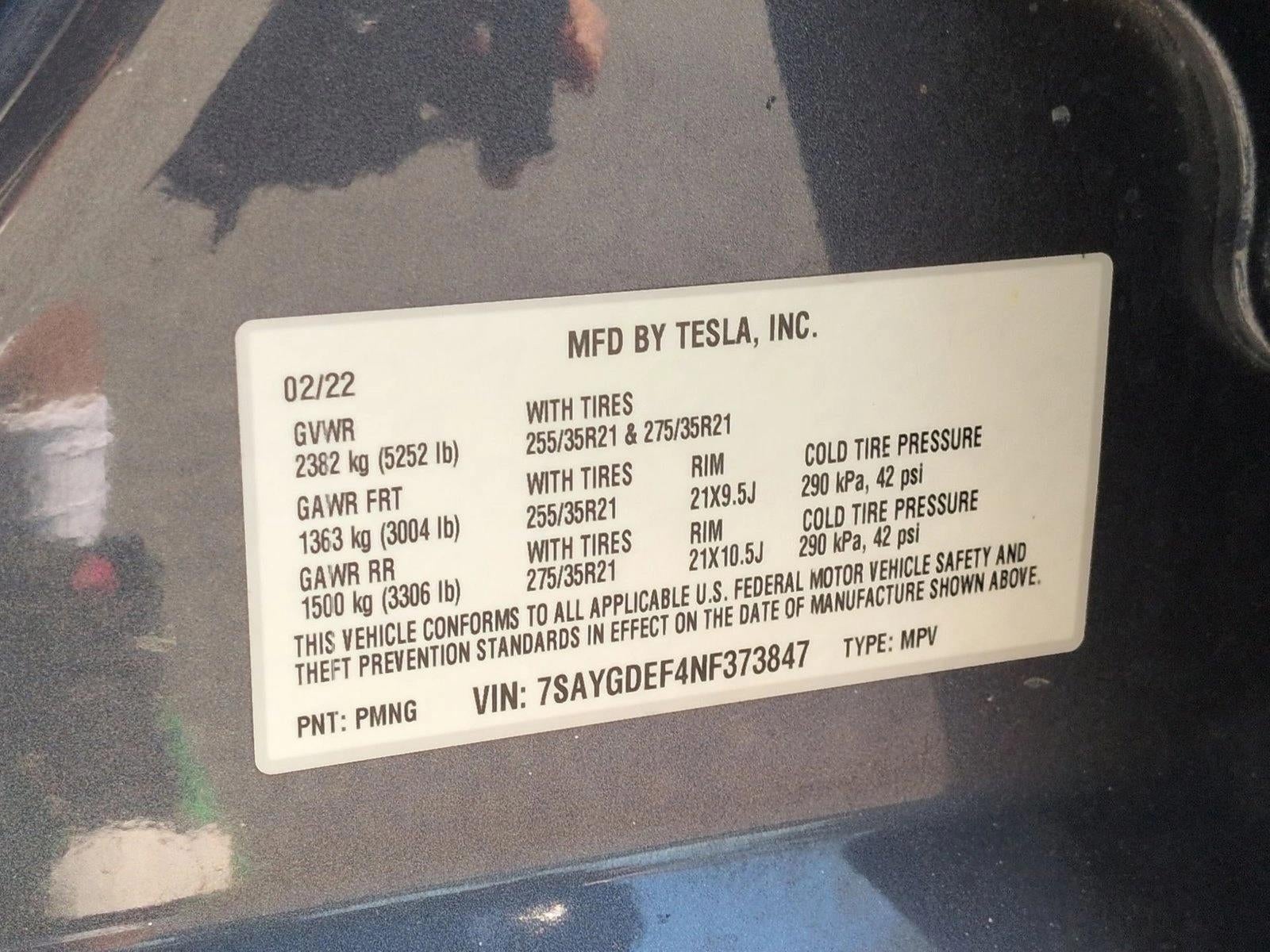 2022 Tesla Model Y Performance Dual Motor All-Wheel Drive