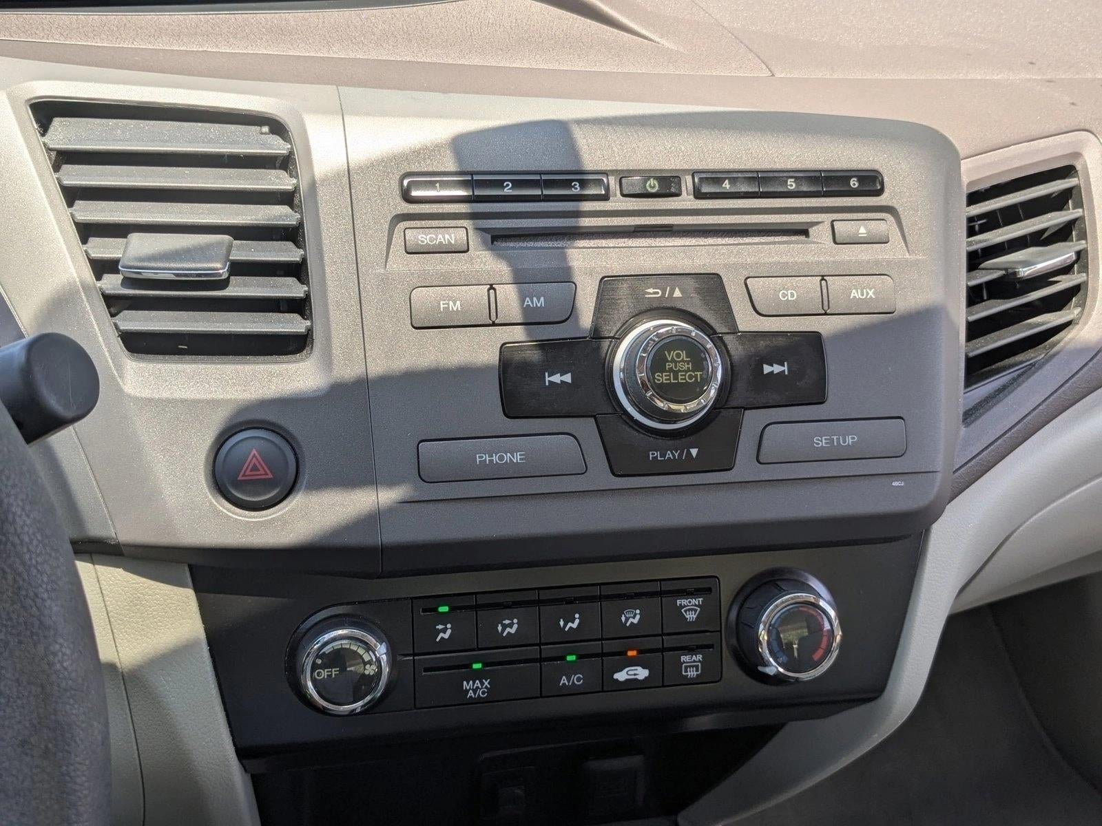 2012 Honda Civic Sedan EX Automatic PZEV