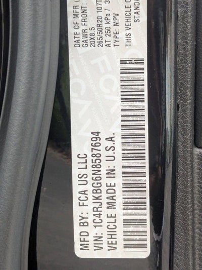 2022 Jeep Grand Cherokee L Limited 4x4