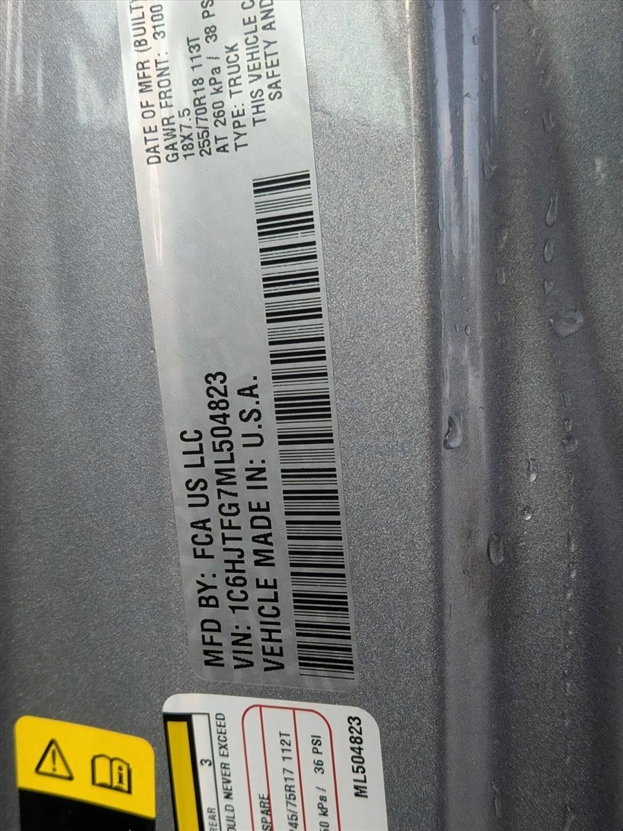 2021 Jeep Gladiator Overland 4x4