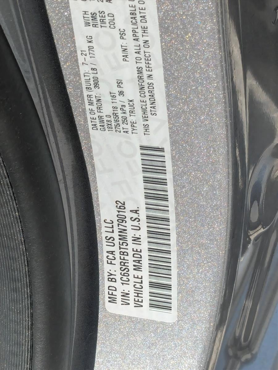 2021 RAM 1500 Big Horn 4x4 Quad Cab 6'4" Box