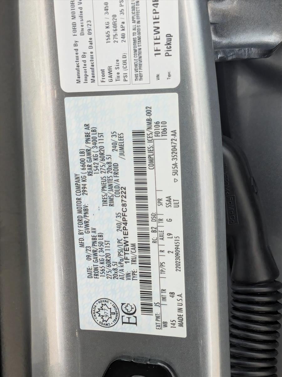 2023 Ford F-150 XLT 4WD SuperCrew 5.5' Box