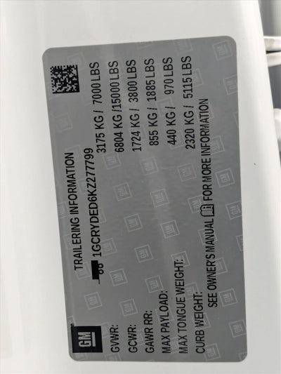 2019 Chevrolet Silverado 1500 Double Cab Standard Box 4-Wheel Drive LT