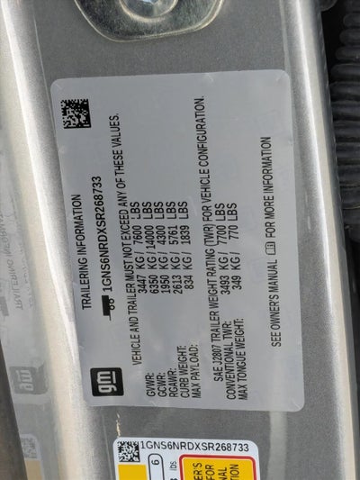 2025 Chevrolet Tahoe 4WD LT