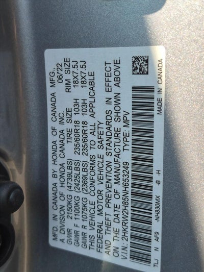 2022 Honda CR-V EX-L AWD
