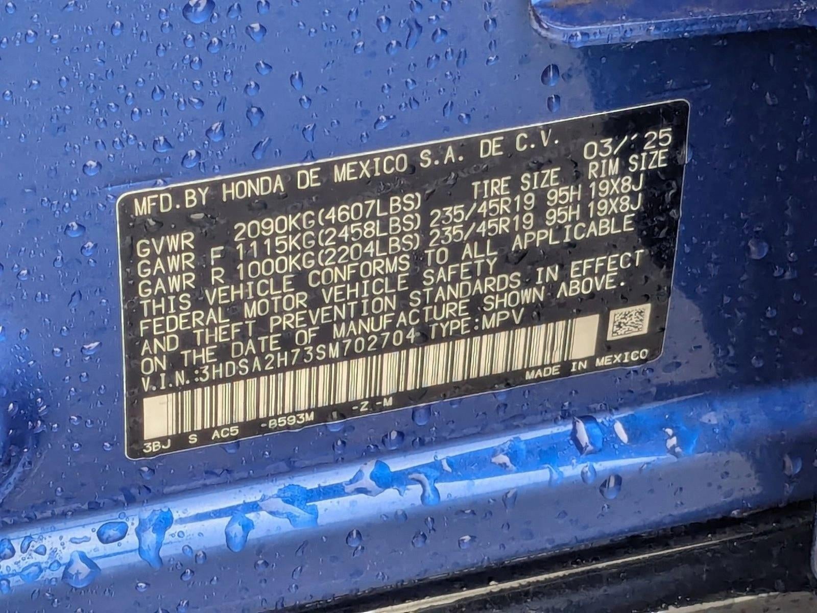 2025 Acura ADX AWD w/A-Spec Advance Package