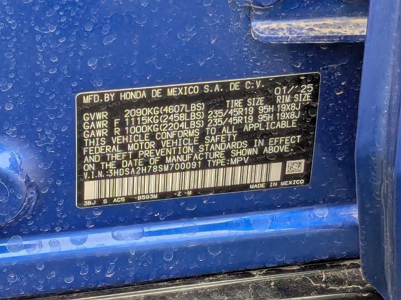2025 Acura ADX AWD w/A-Spec Advance Package