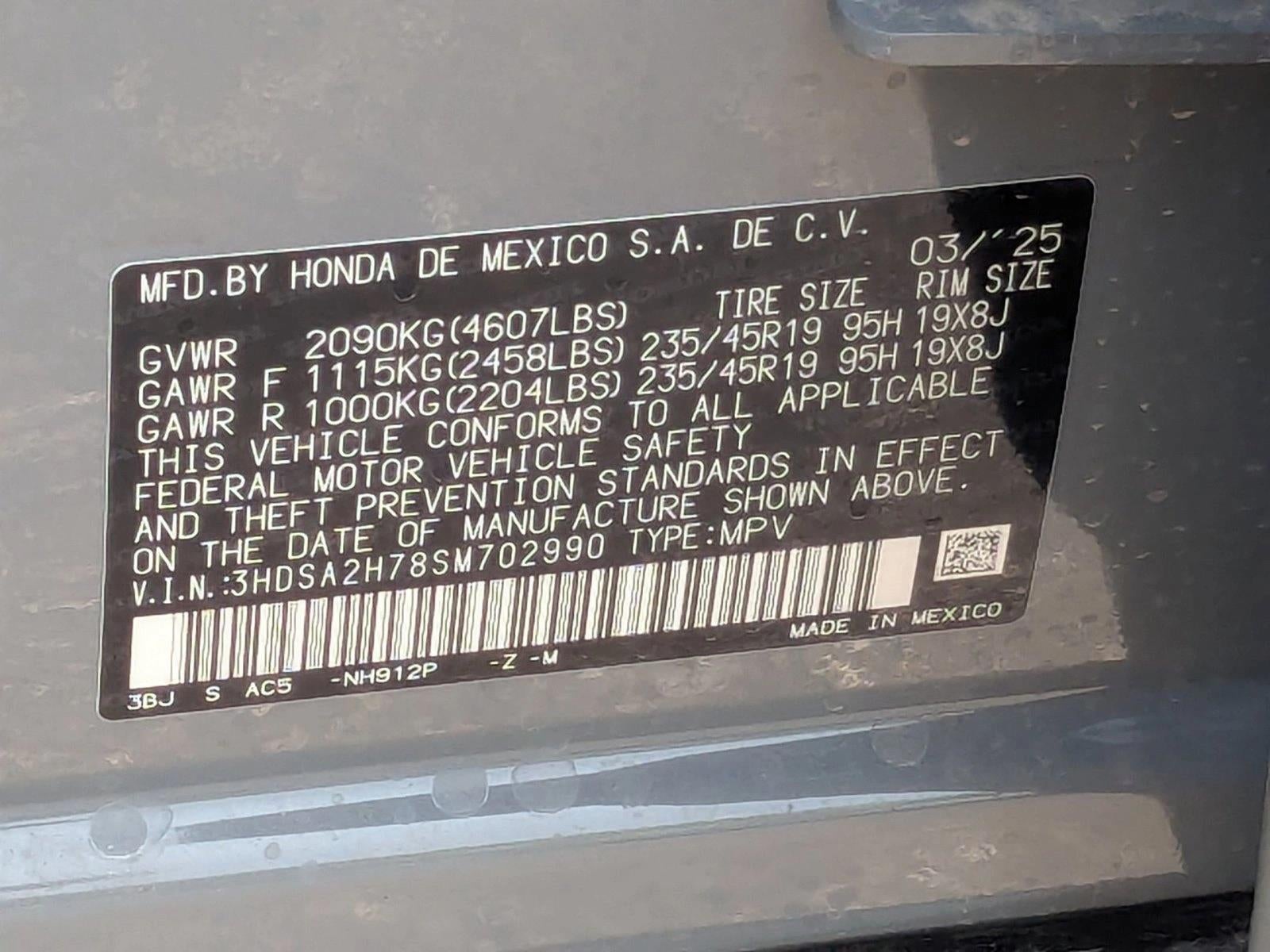 2025 Acura ADX AWD w/A-Spec Advance Package