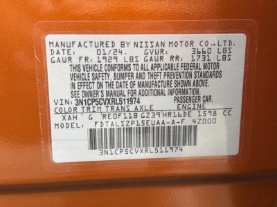 2024 Nissan Kicks SV FWD