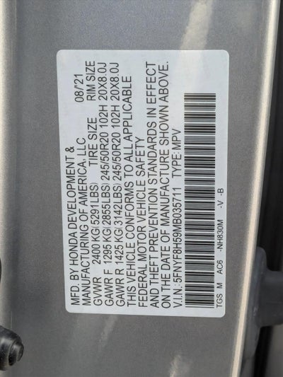 2021 Honda Passport EX-L AWD