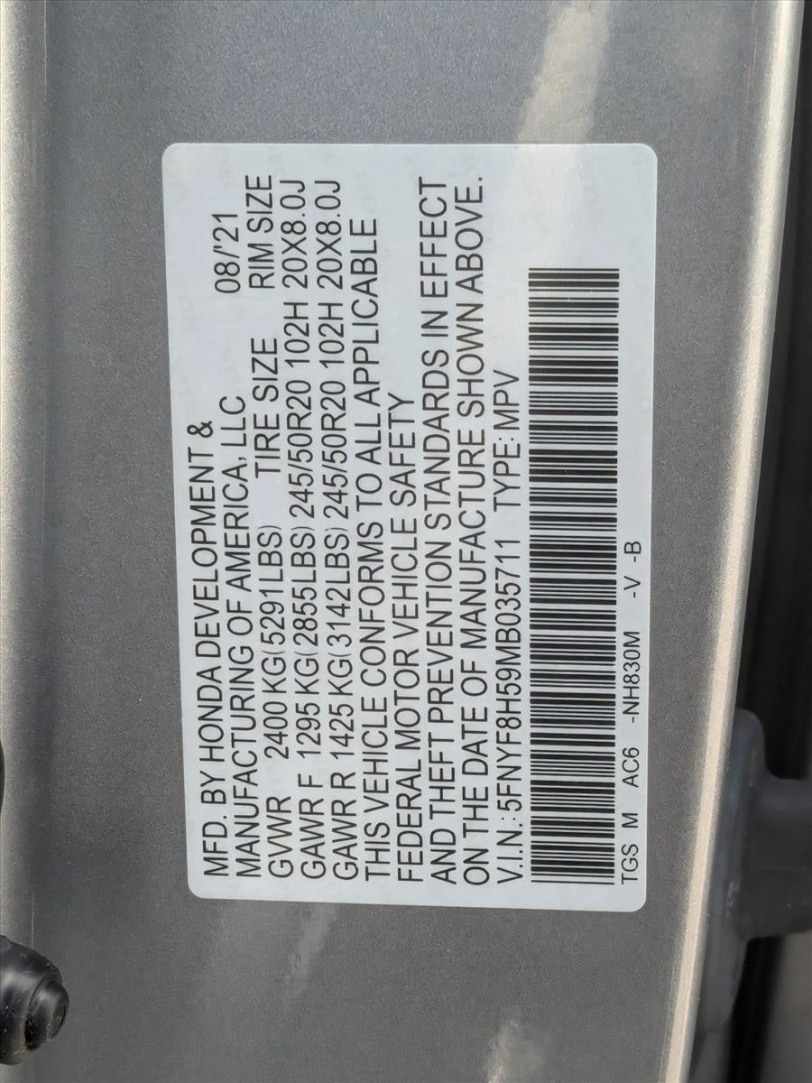 2021 Honda Passport EX-L AWD