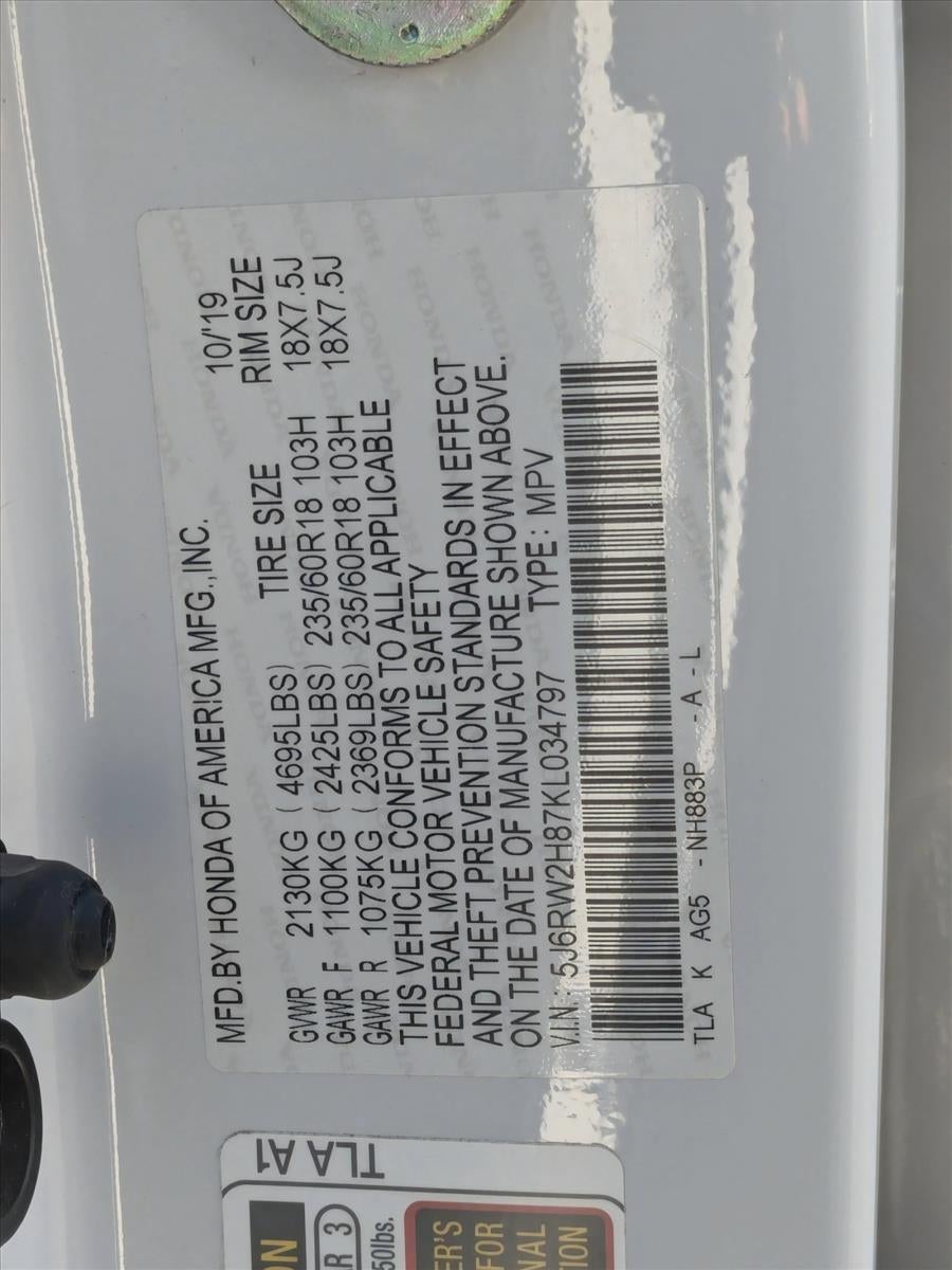 2019 Honda CR-V EX-L AWD