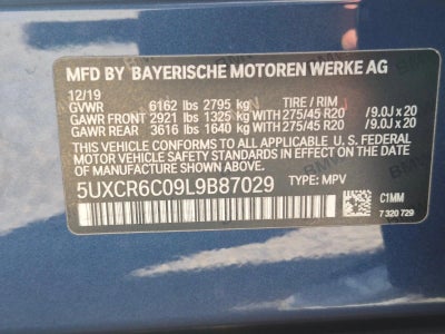 2020 BMW X5 xDrive40i Sports Activity Vehicle