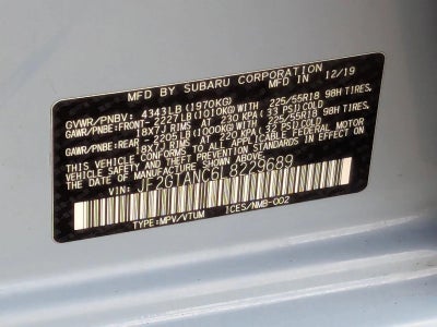 2020 Subaru Crosstrek Limited CVT