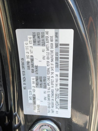 2025 Mazda Mazda MX-5 Miata RF Grand Touring Auto