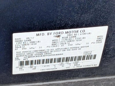 2017 Ford Explorer XLT 4WD
