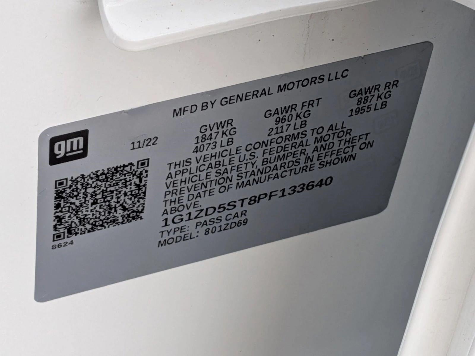 2023 Chevrolet Malibu 4dr Sdn 1LT