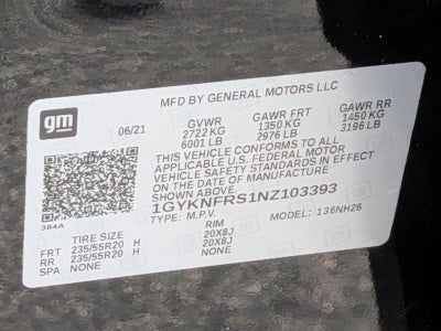 2022 Cadillac XT5 AWD 4dr Premium Luxury