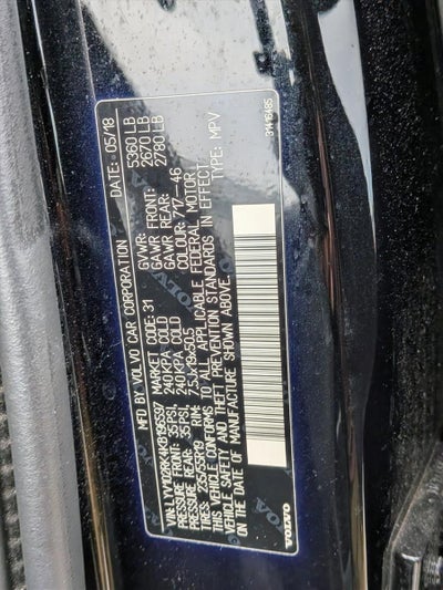 2019 Volvo XC60 T5 AWD Momentum