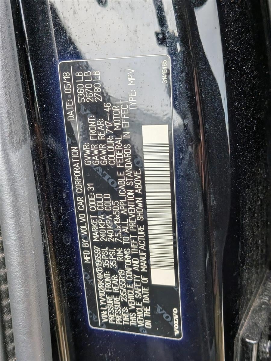 2019 Volvo XC60 T5 AWD Momentum