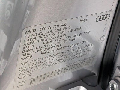 2025 Audi Q5 Premium 2.0 TFSI quattro