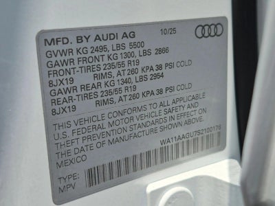 2025 Audi Q5 Premium 2.0 TFSI quattro